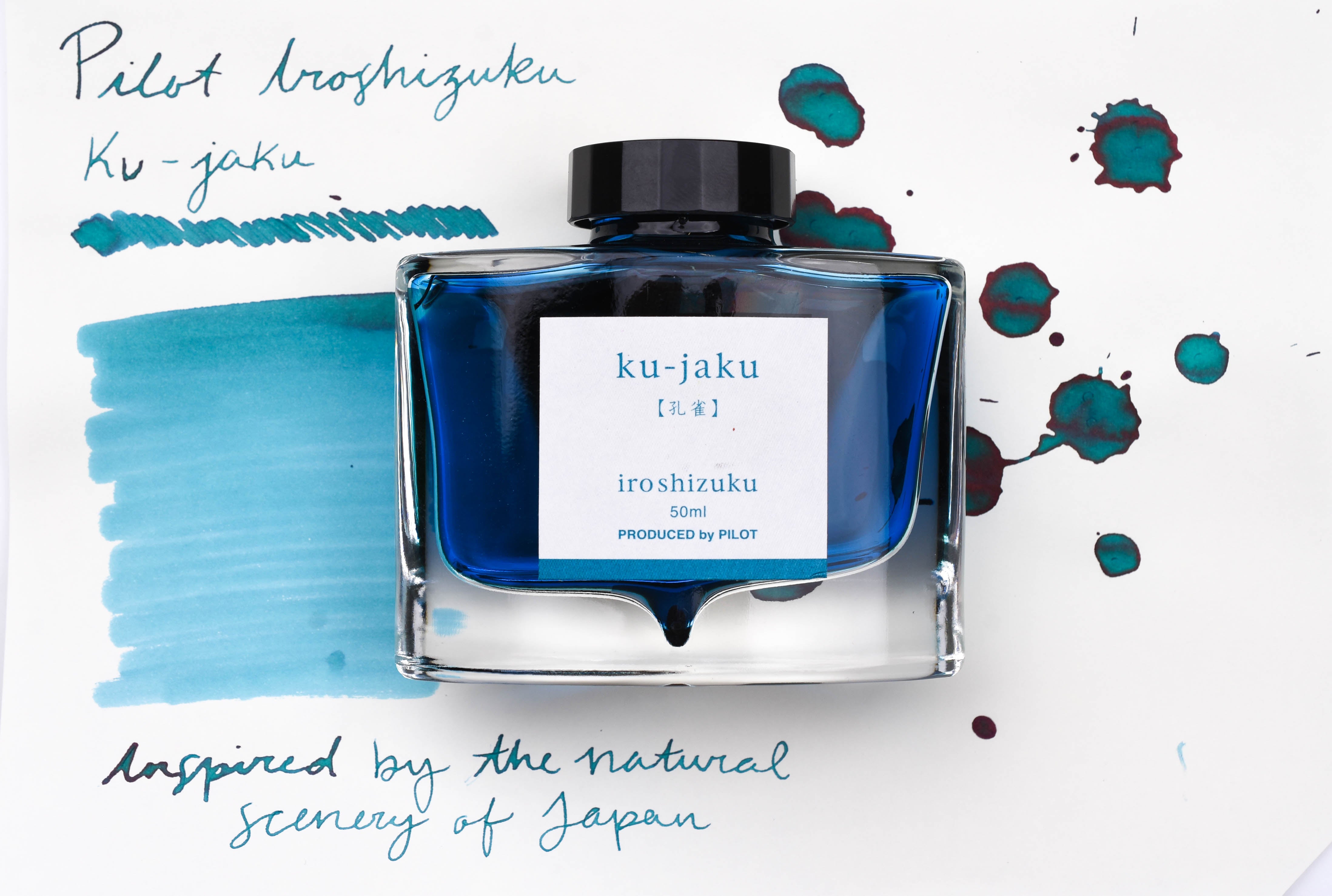 Pilot Iroshizuku Ink - Ku-jaku - 50 mL Bottle Ink – Yoseka Stationery