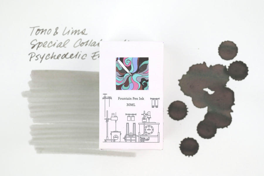 Tono & Lims Ink Bottle - Special Collaboration - Psychedelic Enka (サイケデリック えんか) - 30ml