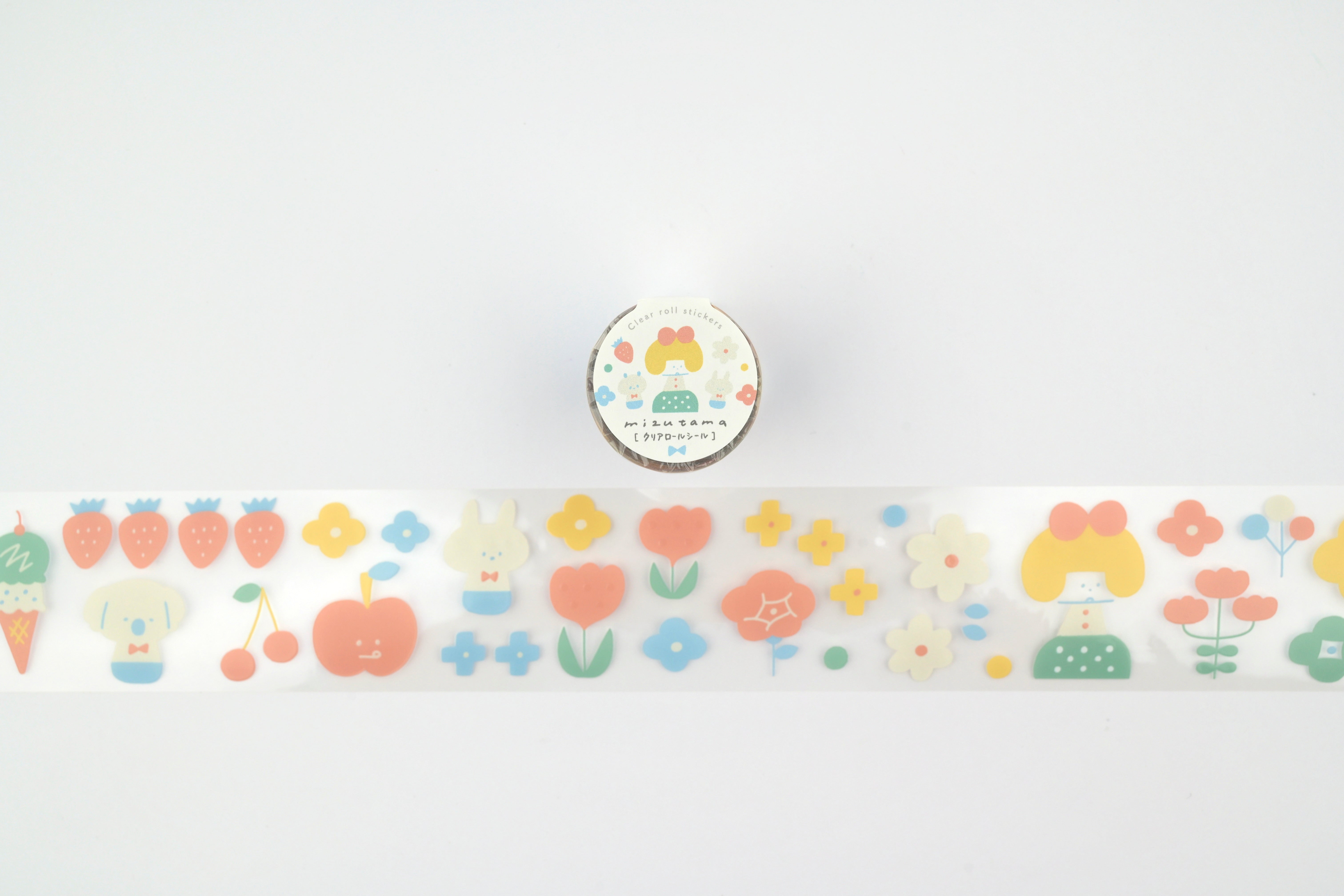 Item OSP x mizutama Clear Roll Stickers - Smile - 50mm – Yoseka