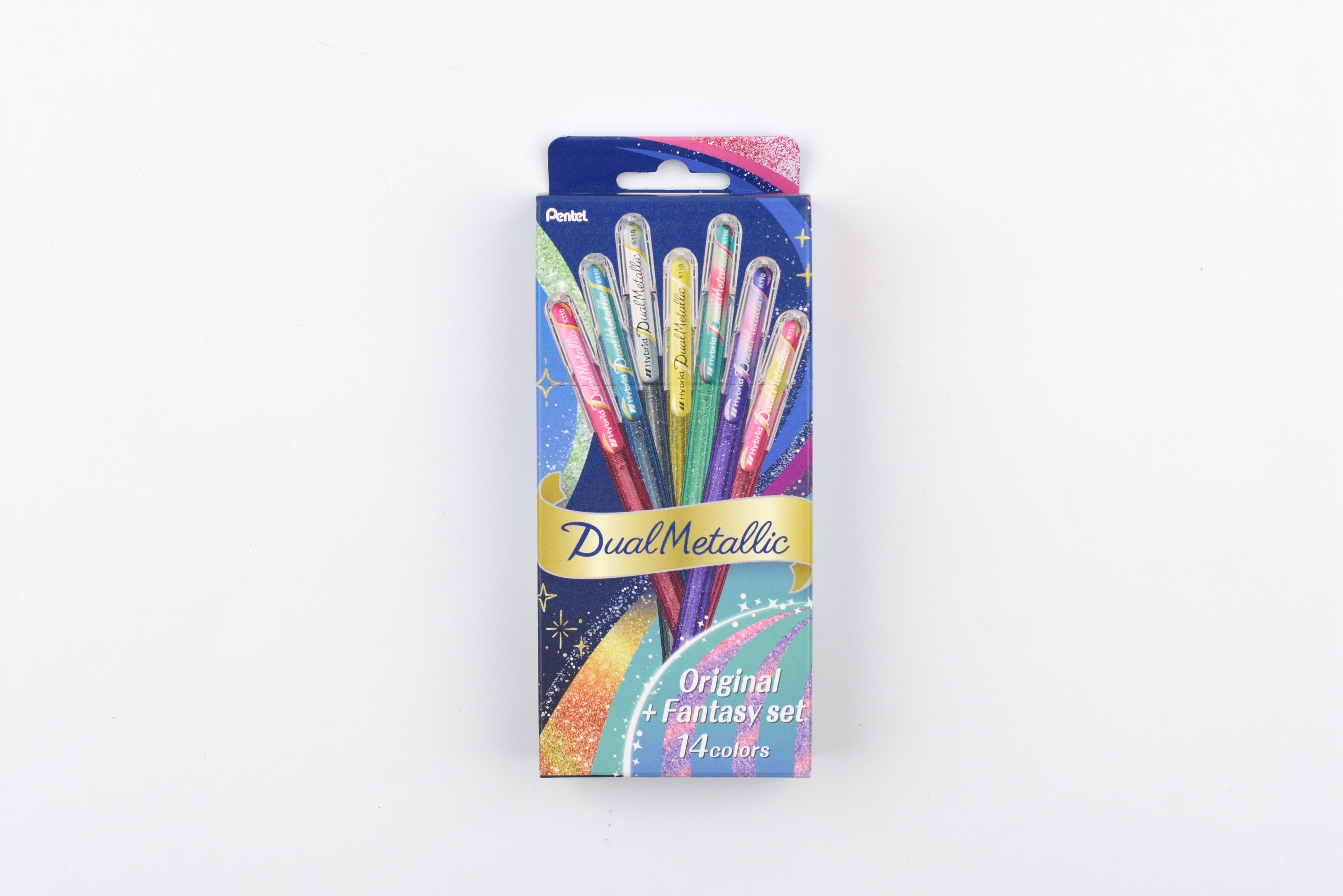 Pentel Dual Metallic Ballpoint Pen - 1.0mm - Set of 14 – Yoseka