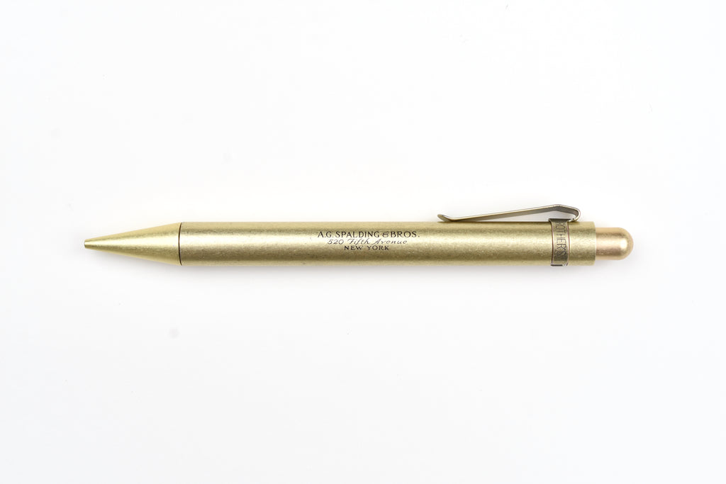 Raymay x A.G. Spalding & Bros. - Brass Mechanical Pencil – Yoseka Stationery