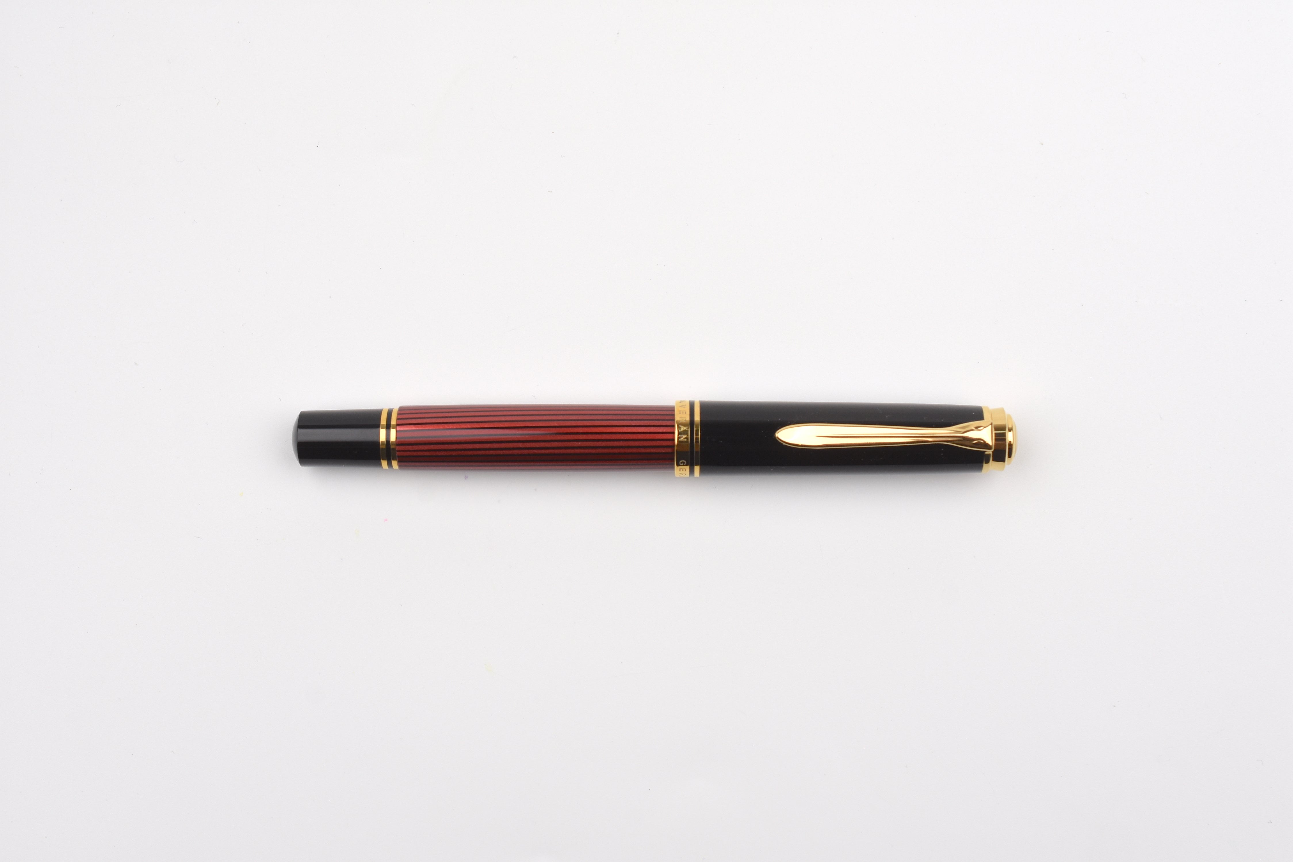Pelikan M800 Fountain Pen - Souverän - Black-Red – Yoseka Stationery