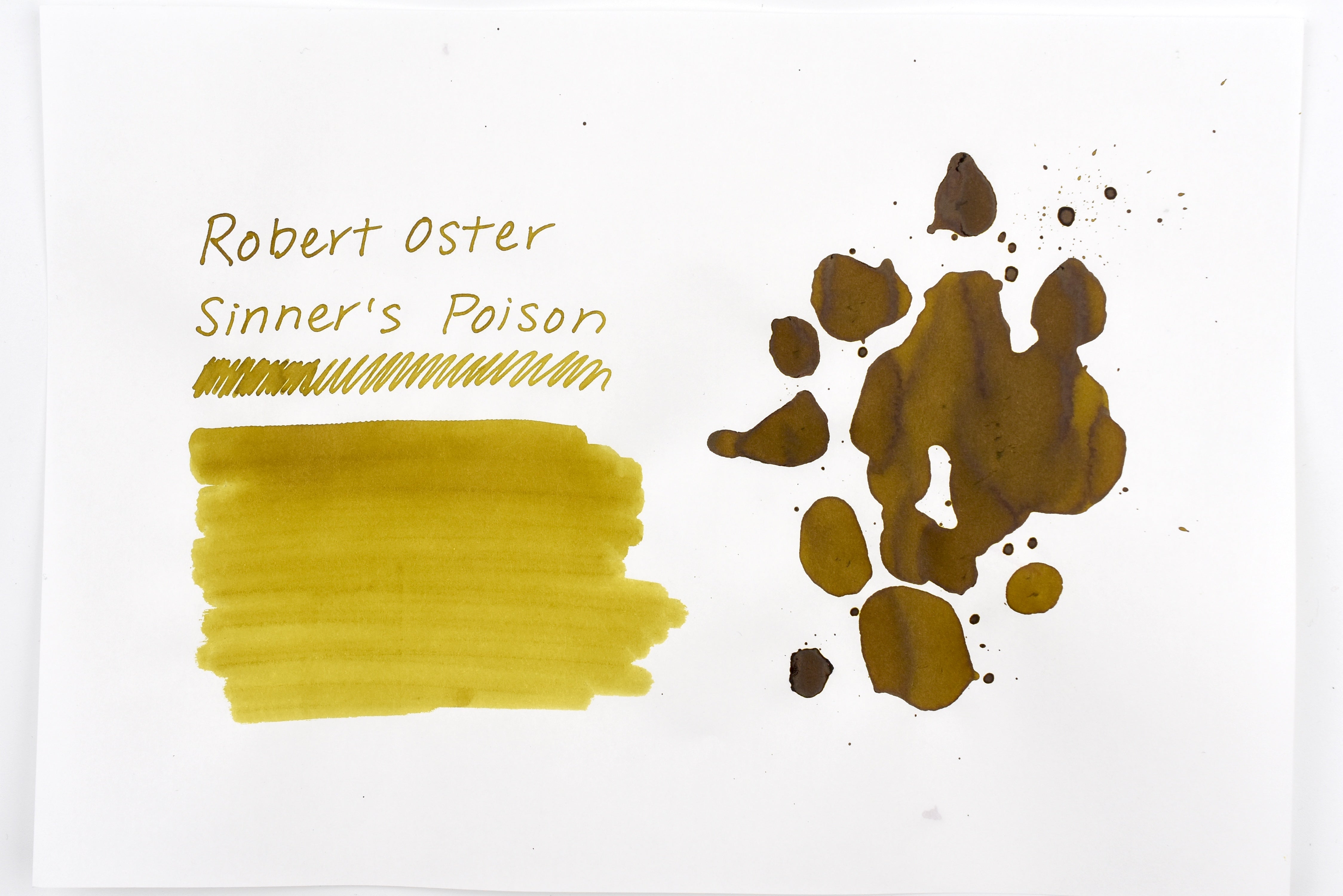 Robert Oster Signature Ink - Sinner's Poison - 50ml – Yoseka