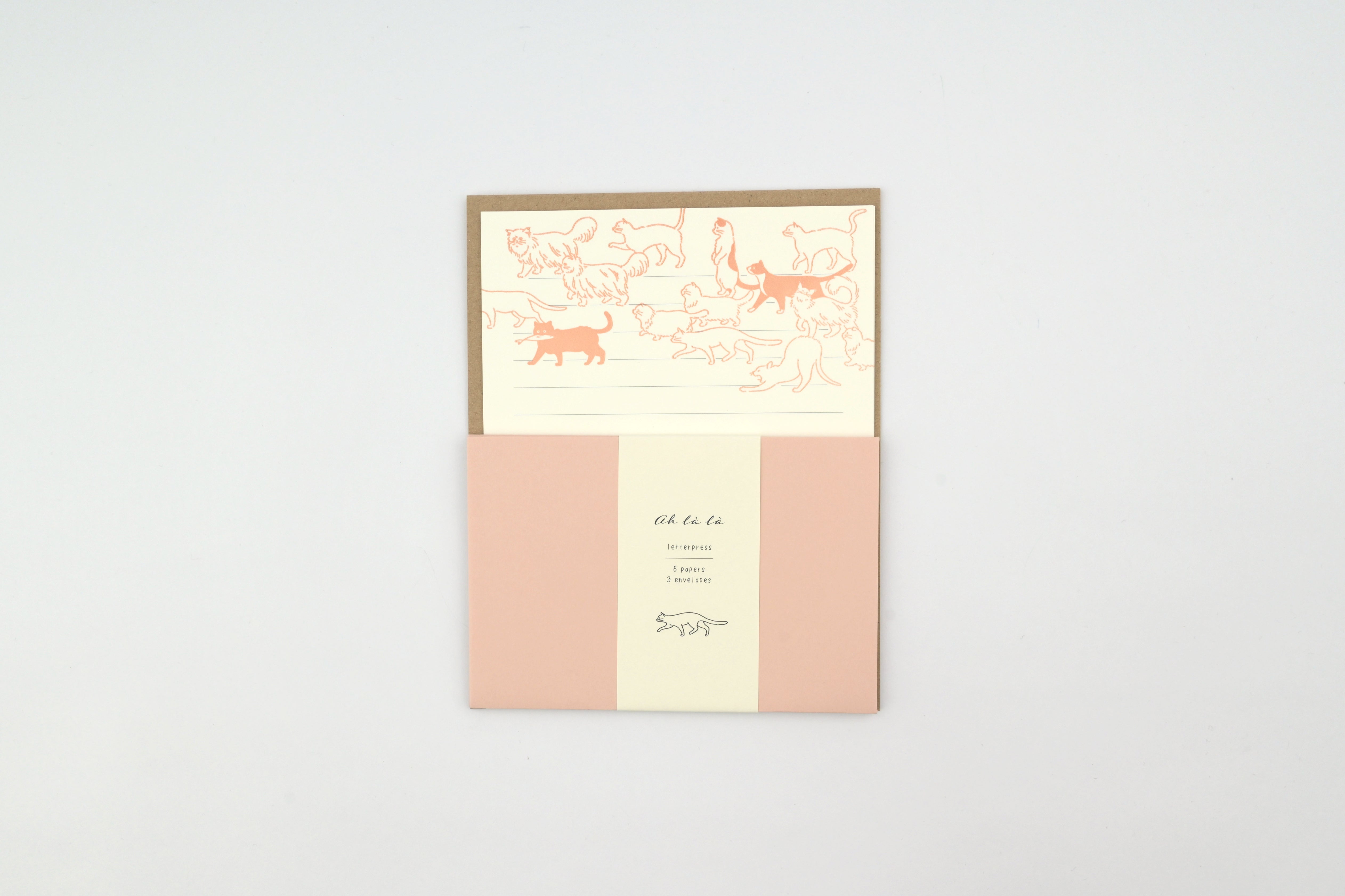 EL COMMUN Letter Set - Ah La La - Cats – Yoseka Stationery