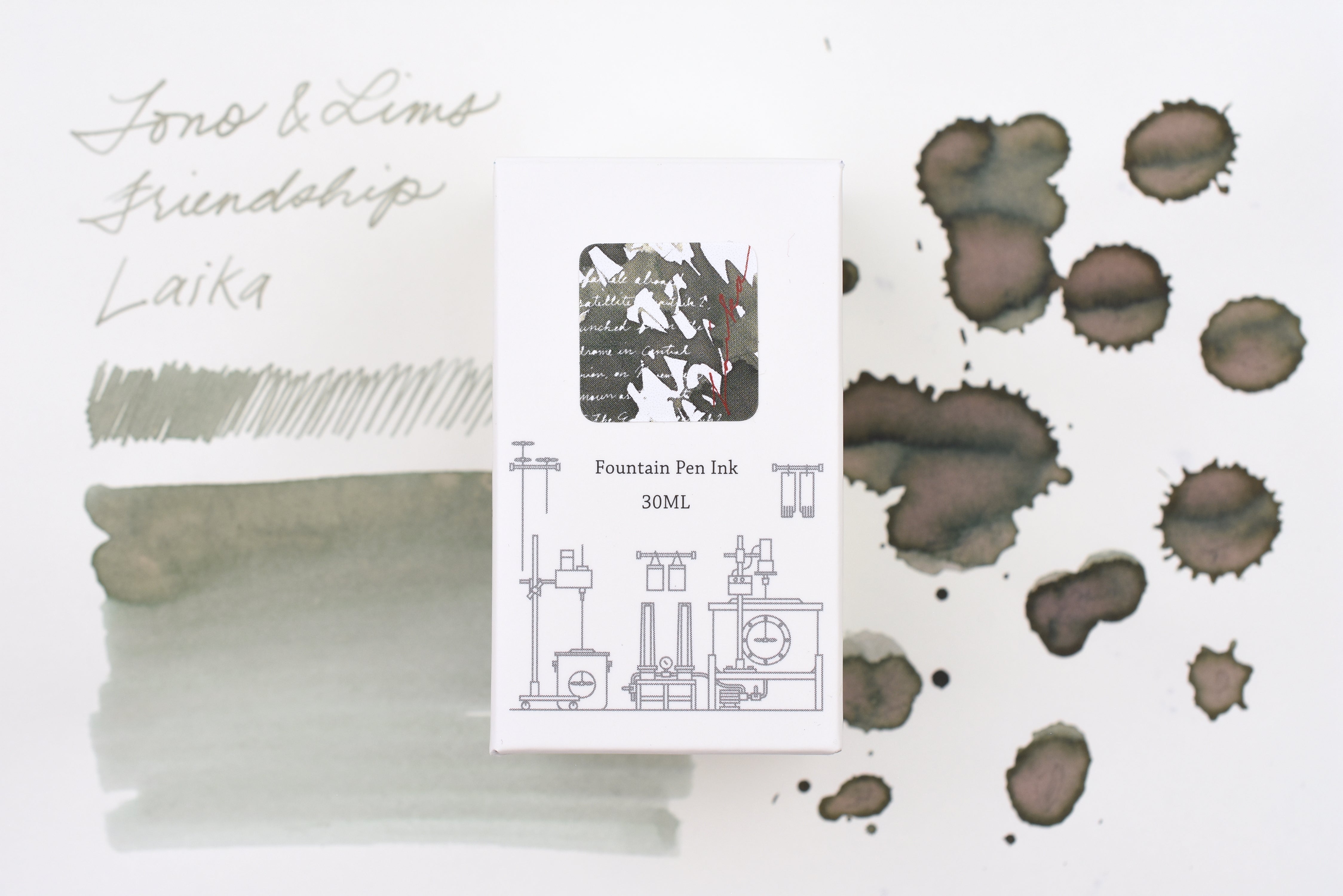 Tono & Lims Ink Bottle - Friendship - Laika - 30ml – Yoseka Stationery