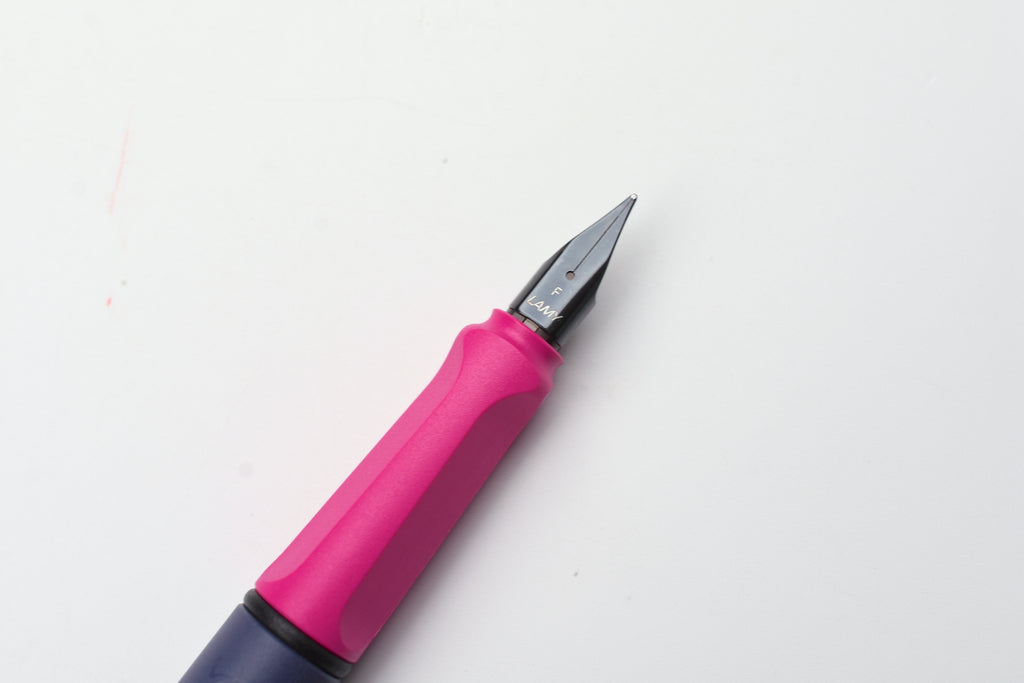 Lamy Nexx Soft Grip Fountain Pen Pink Medium Nib