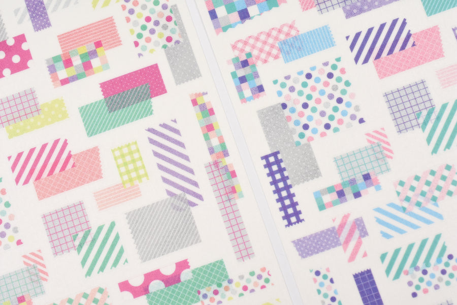 Yuru Log 2 Sheets Sticker - Collage Tape
