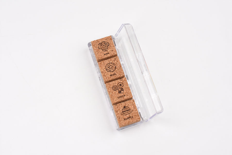 Yuru Log Paintable Stamp - Pre-Inked - Sweets