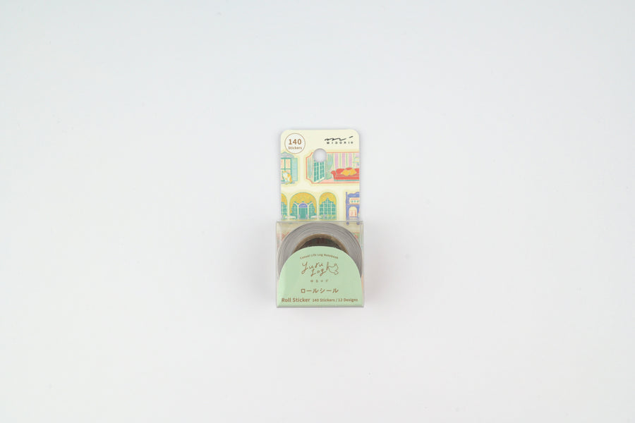 Yuru Log Roll Stickers - Window Scenery
