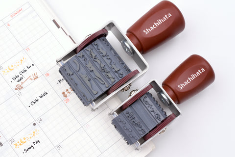 Shachihata Rotating Decoration Stamp - Mini