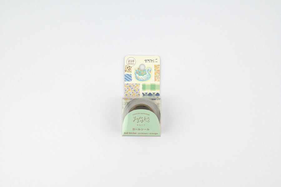 Yuru Log Roll Stickers - Antique