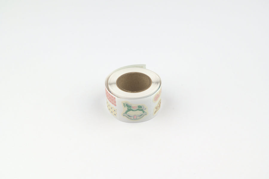 Yuru Log Roll Stickers - Antique