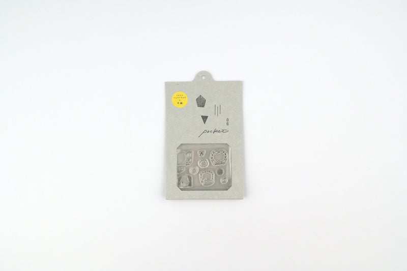 Mizushima x Tobimatsu Shoichiro JIZAI Clear Stamps - POCKET - Frame Animals