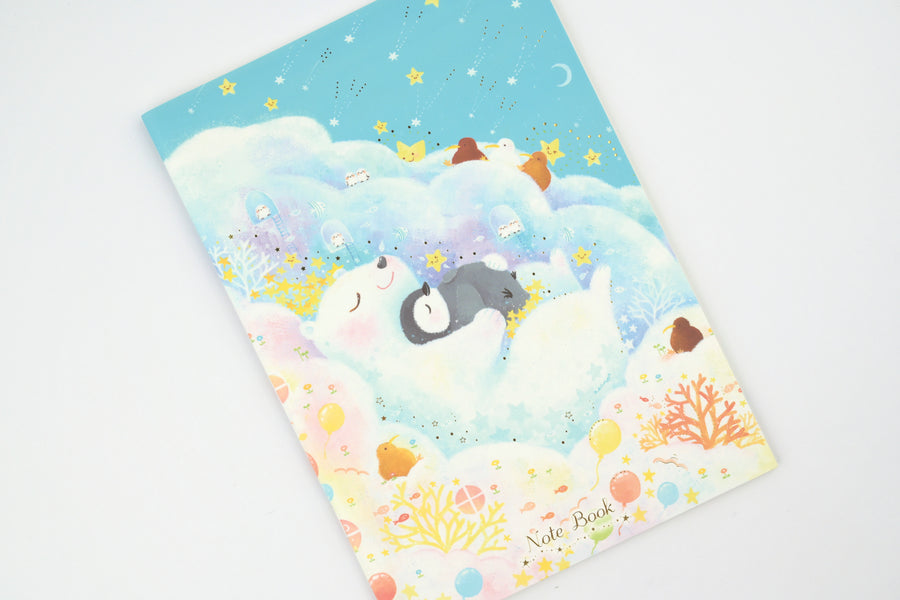 Clothes-Pin x Asano Yoshida Notebook - Cotton Candy Clouds and Sweet Dreams - A5