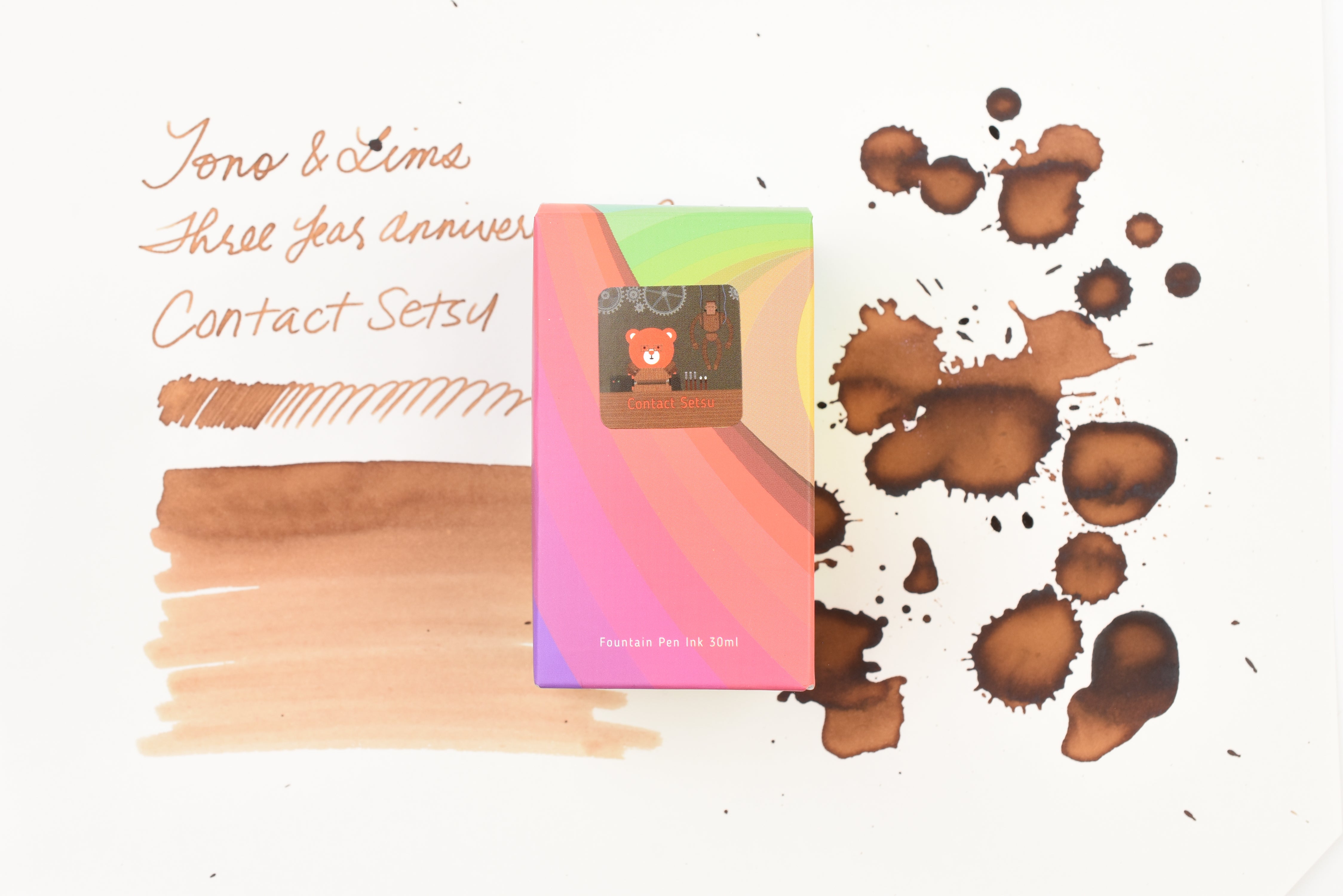 Tono & Lims Ink Bottle - Three Year Anniversary Contact - Contact