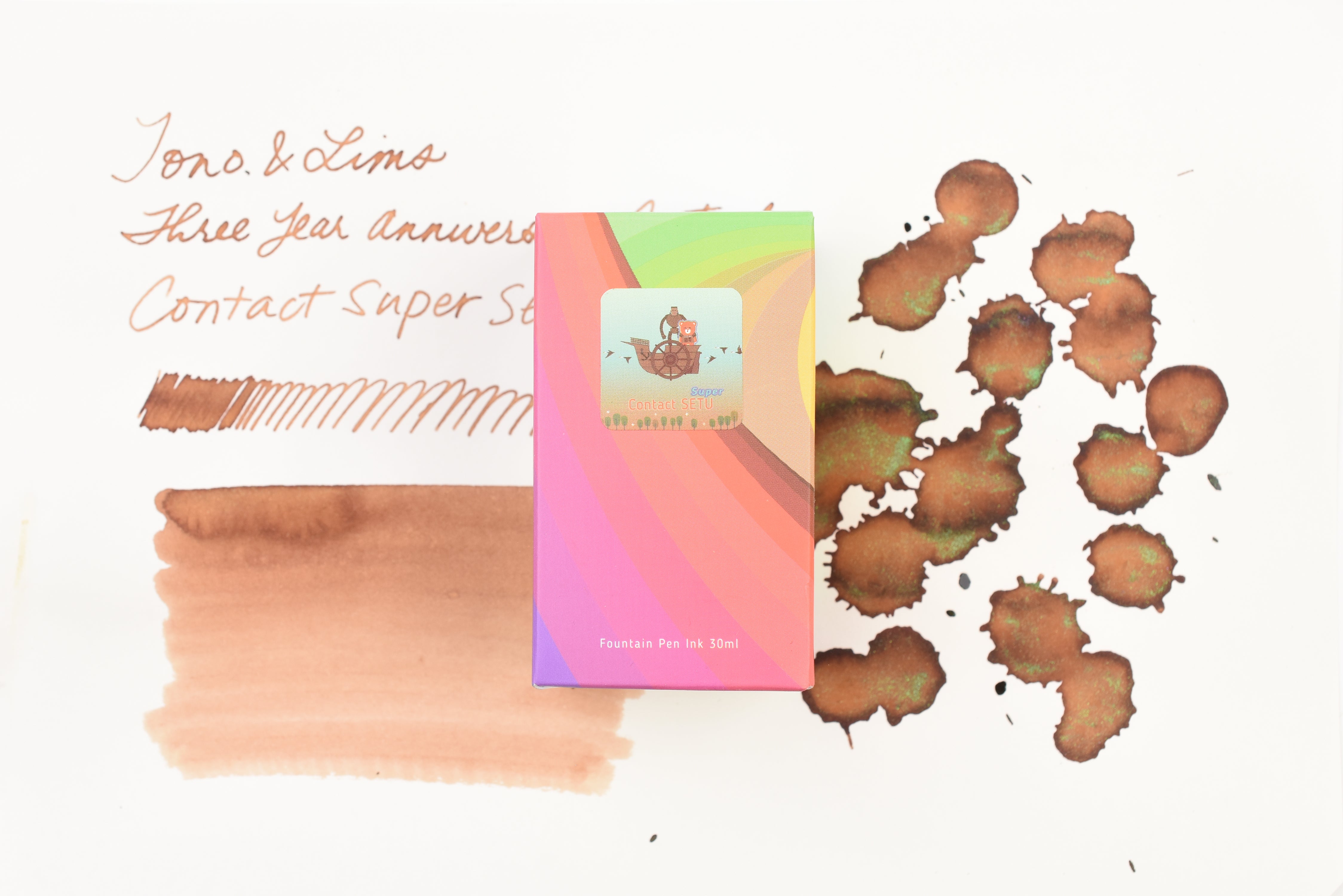 Tono & Lims Ink Bottle - Three Year Anniversary Contact - Contact