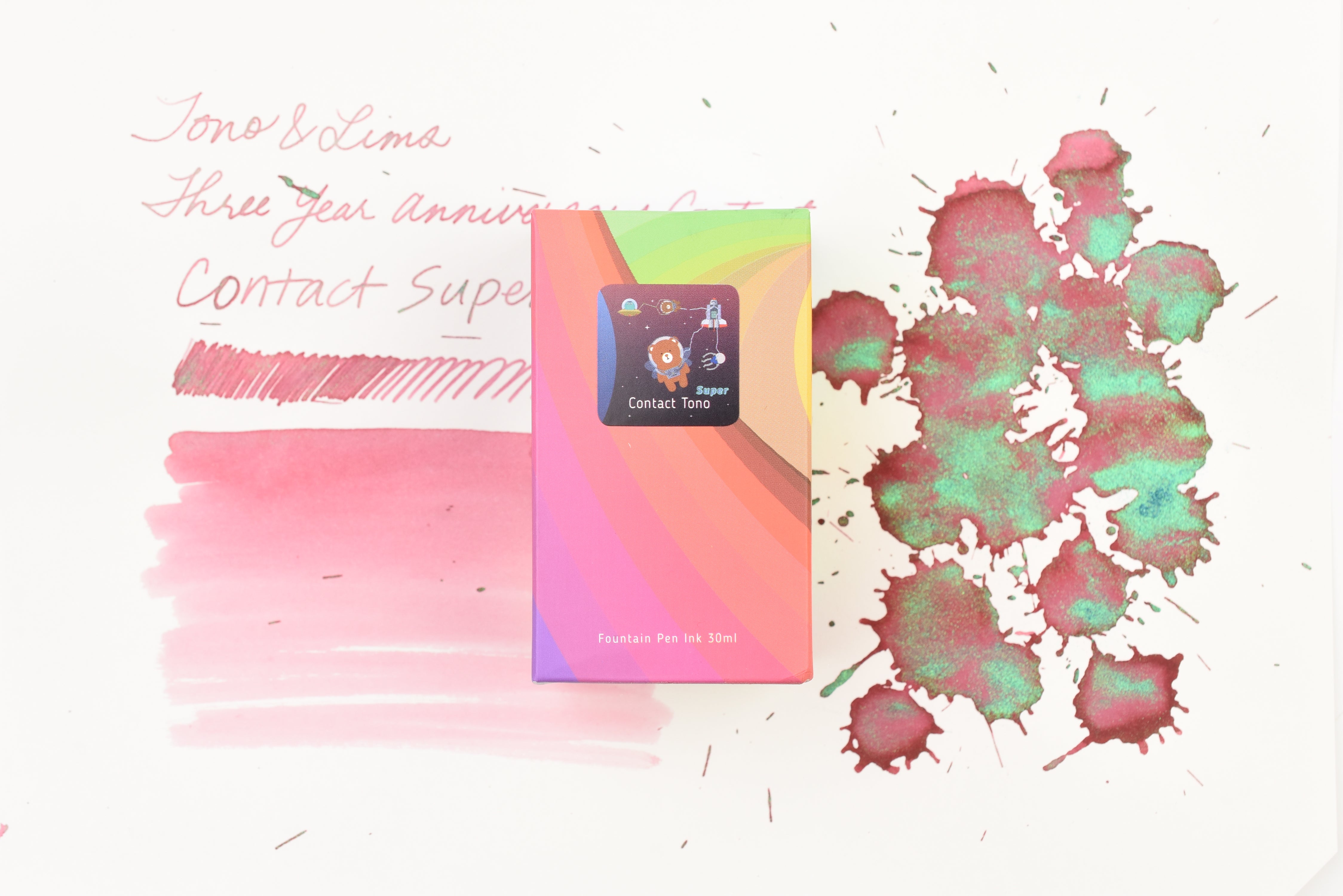 Tono & Lims Ink Bottle - Three Year Anniversary Contact - Contact