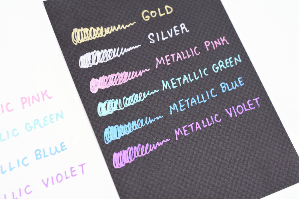 Pilot Gold & Silver Metallic Paint Marker - Extra Fine – Yoseka Stationery