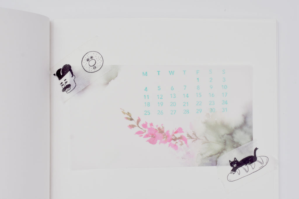 Shachihata Perpetual Calendar Stamp English Yoseka Stationery shachihata-perpetual-calendar-stamp-english-yoseka-stationery