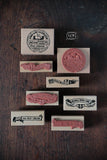 LCN Stationery Rubber Stamp Set - Postal Signs Set 3