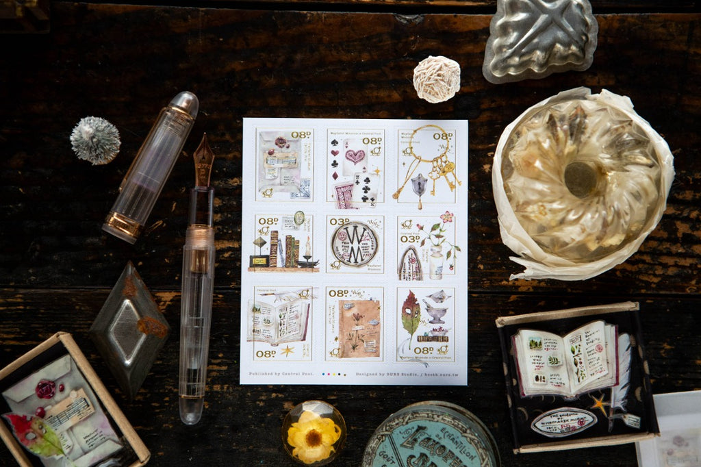 OURS x Hank - Desk of Botanist Stamp Stickers – Yoseka Stationery