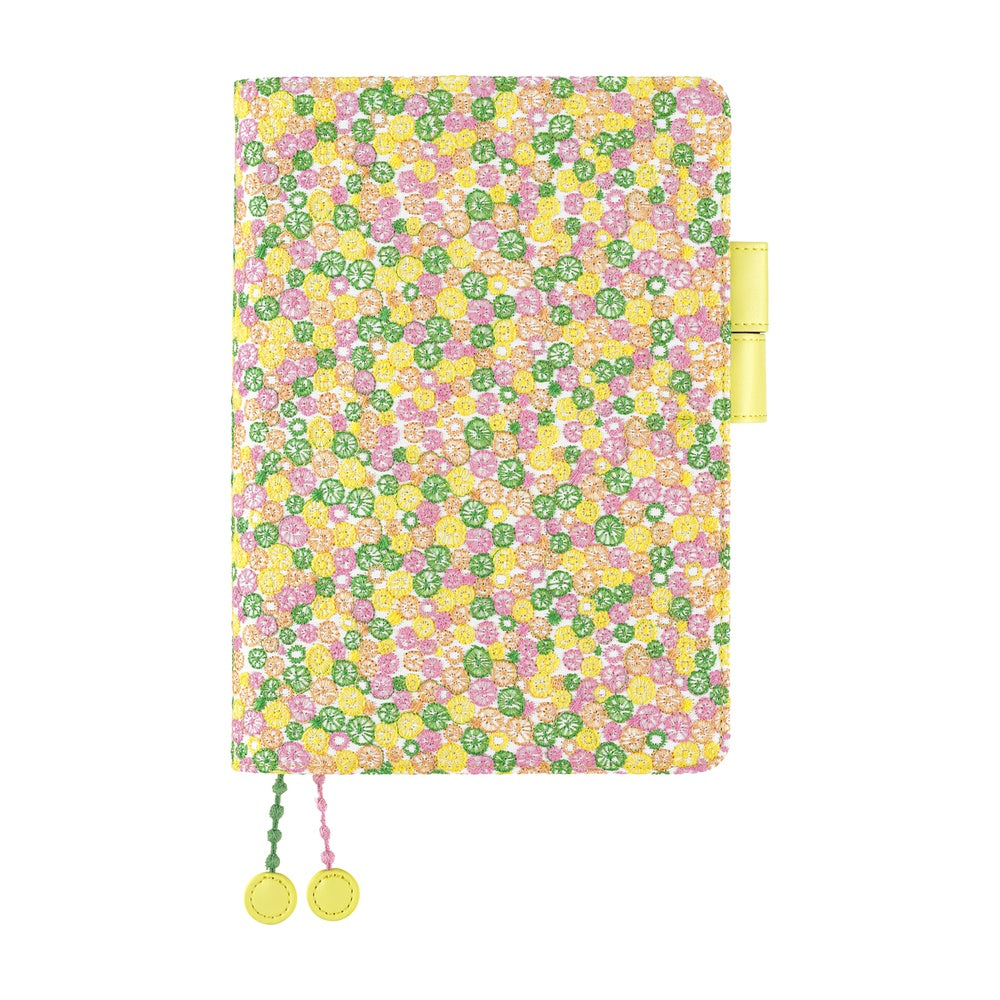 Hobonichi Techo Cousin Cover - minä perhonen: skyful (Yellow) - A5