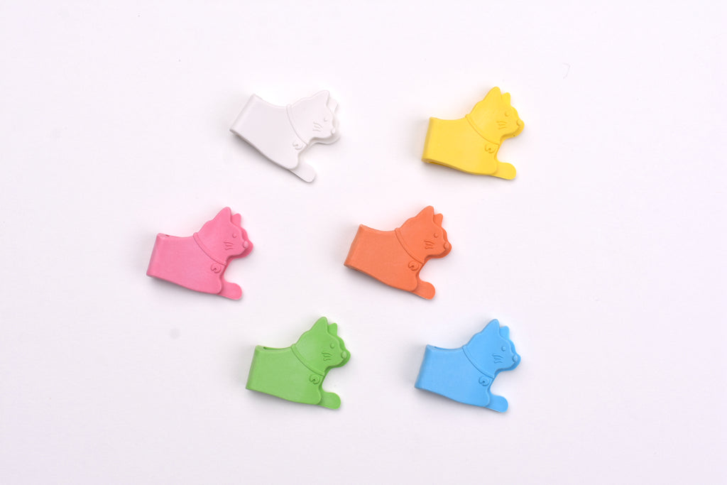 Japanese Midori Pastel Colored Paper Clips P-51 Made From Paper. Mix of 6  Colours 18pcs/set, A Variety of Colors and Cute Shapes - AliExpress