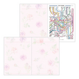 Midori Pocket Diary 2024 - Flowers - A6