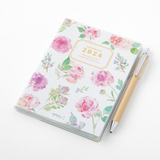 Midori Pocket Diary 2024 - Flowers - A6
