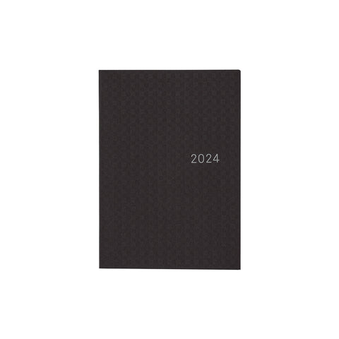 Hobonichi Techo HON 2024 - A6 - Paper Series: Black Gingham - English