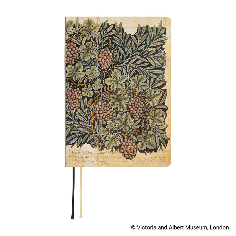 Hobonichi Techo HON 2027 - A6 - V&A Series: Vine - Japanese (Coming Soon)