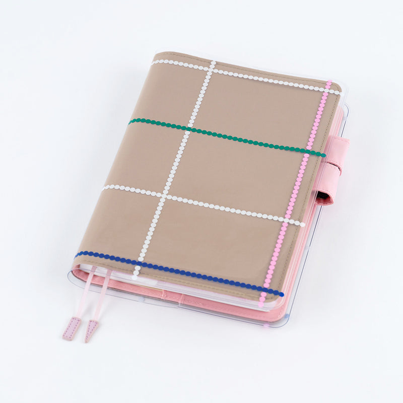 Hobonichi 2027 Cover on Cover - Yoshie Watanabe: Dotted Plaid - A5