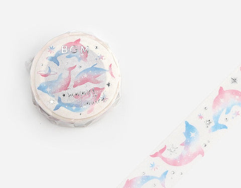 BGM Washi Tape - Summer Limited Dolphin