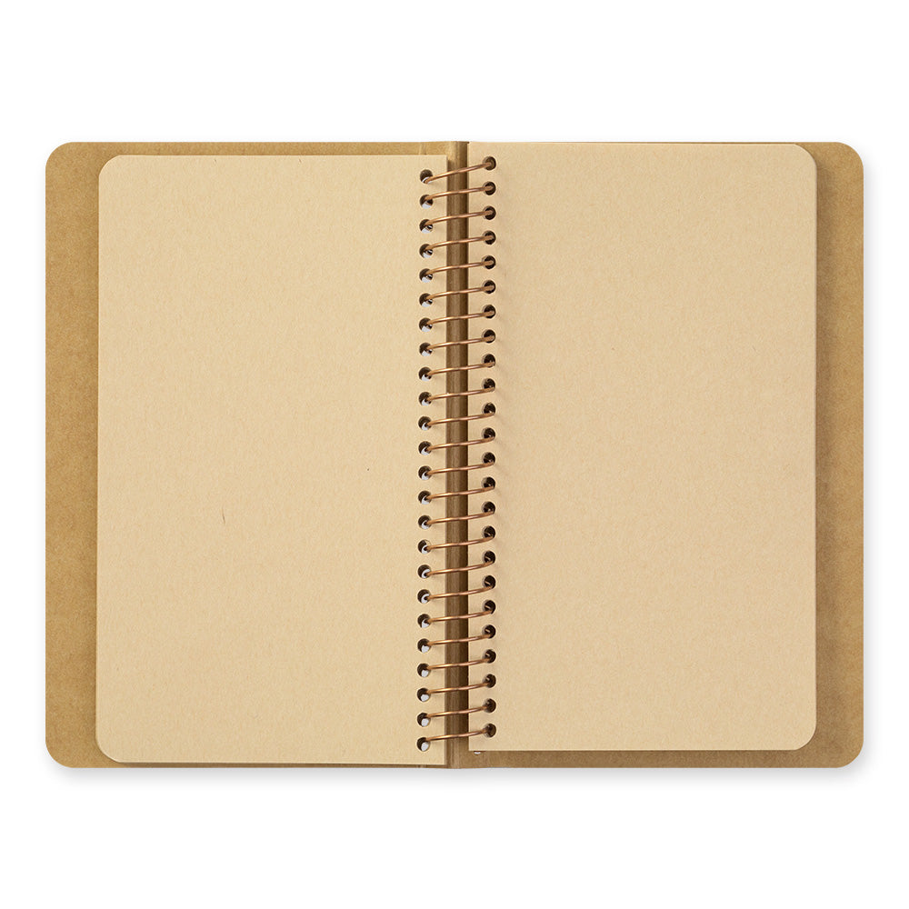 Traveler's Company - Spiral Ring Notebook - Blank MD Paper White - A6 –  Yoseka Stationery
