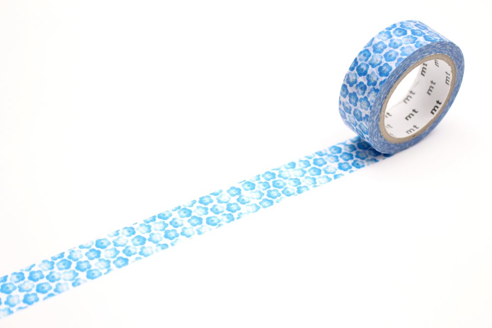 Flower Washi Tape - Blue