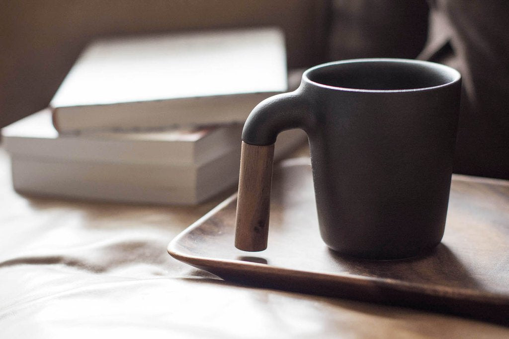 HMM Mugr Adds A Wood Handle To Your Coffee Mug