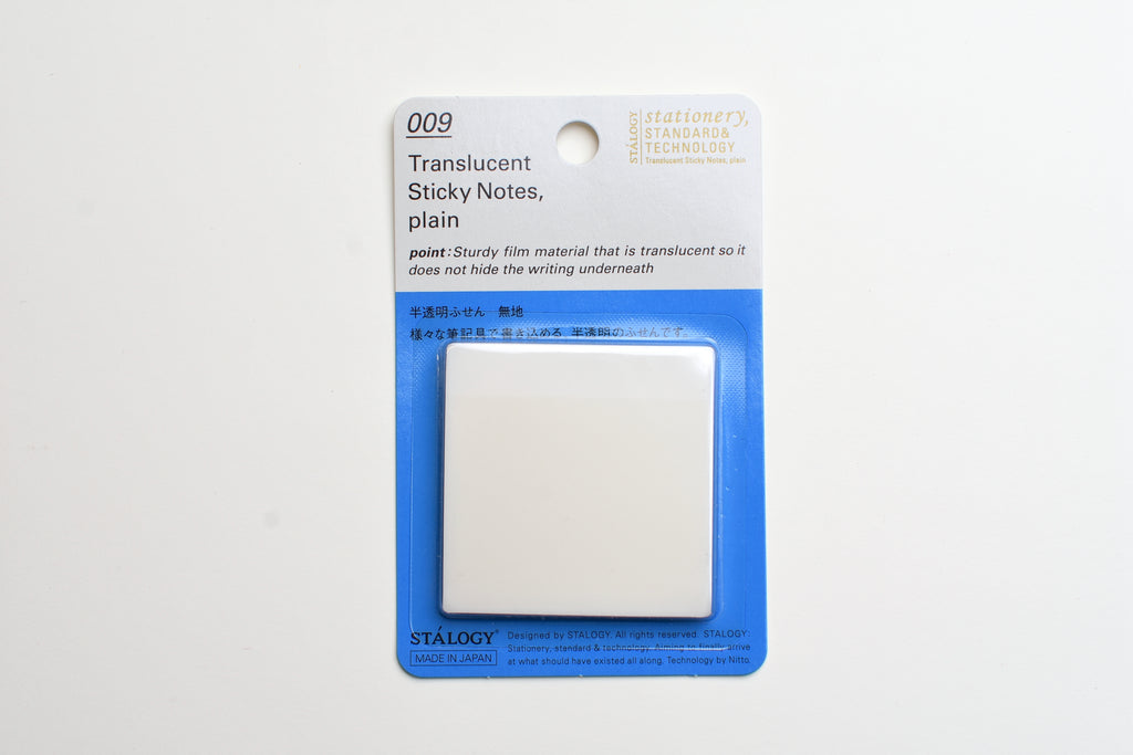 Stalogy Translucent Sticky Notes - 50mm – Yoseka Stationery