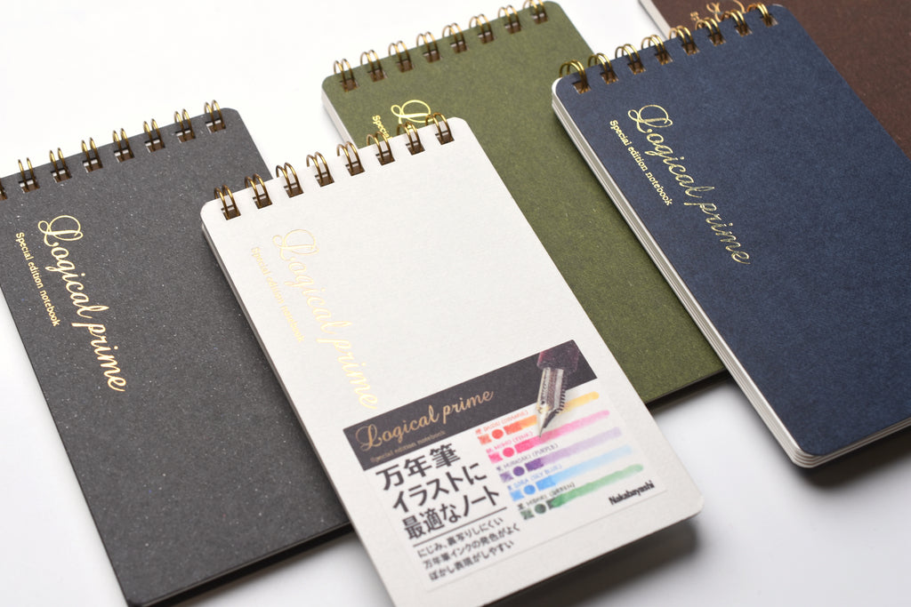 Logical Prime W Ring Notebook Plain (White) — NAKABAYASHI