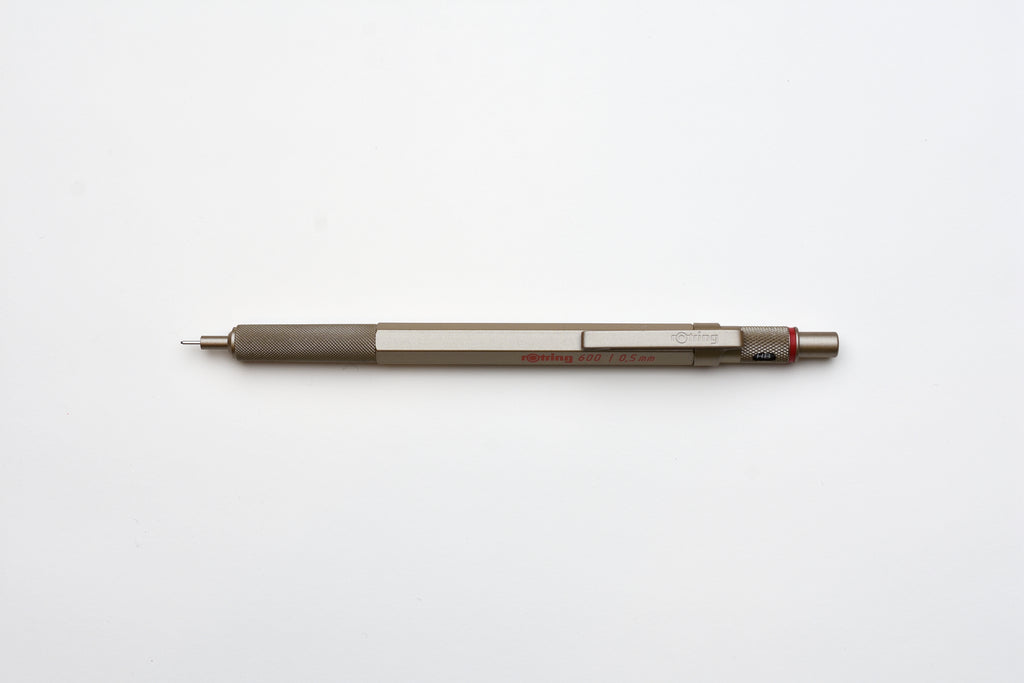 rOtring 600 Mechanical Pencil - 0.5mm - Gold – Yoseka Stationery