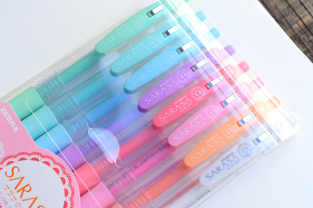 Pre-order] Zebra SARASA Milky Color Pen Set (8 pcs