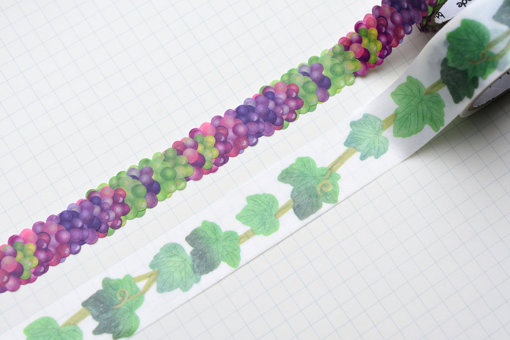 Narrow Green Vine Washi, Planner Tapes