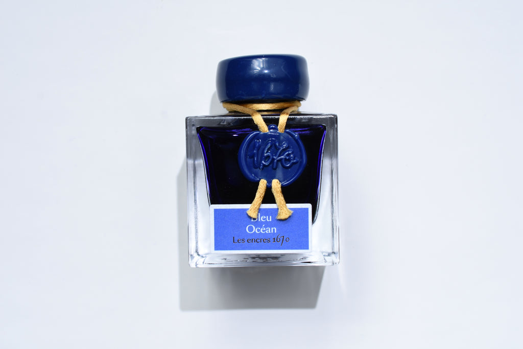 J. - 50mL Stationery - Herbin ink Yoseka bottled 1670 – Ocean Bleu