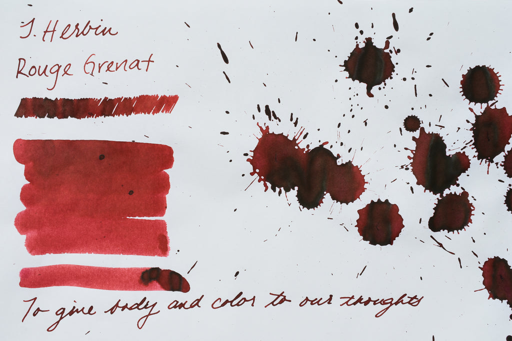 Herbin Rouge Grenat Ink Sample (3ml Vial)