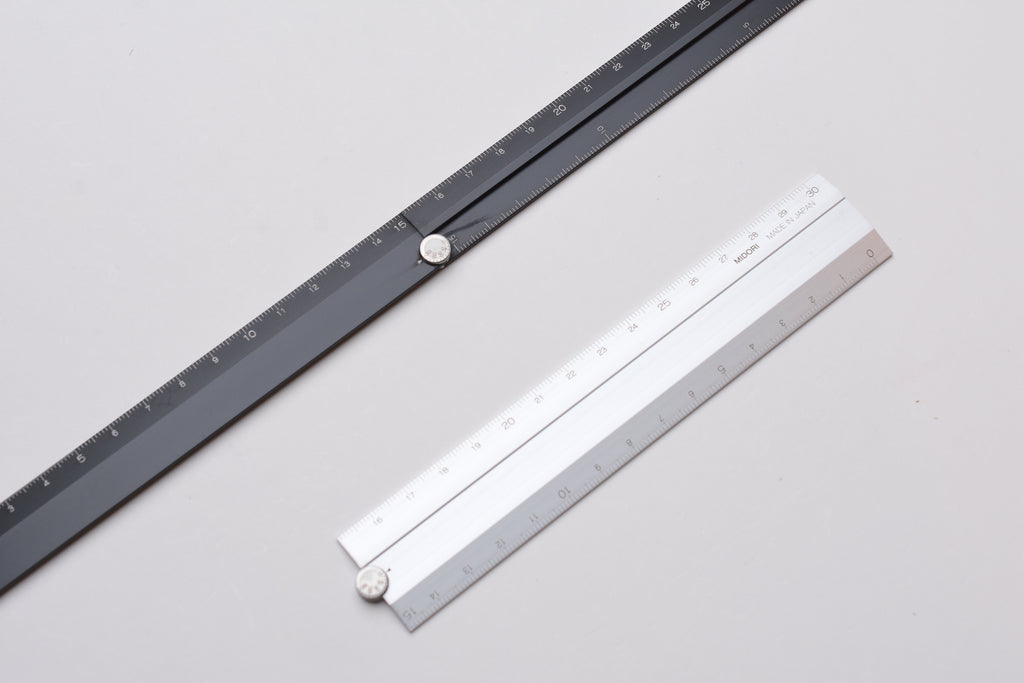 Mayes 10207 Straight Edge Aluminum Ruler (24 x 2 Inch)