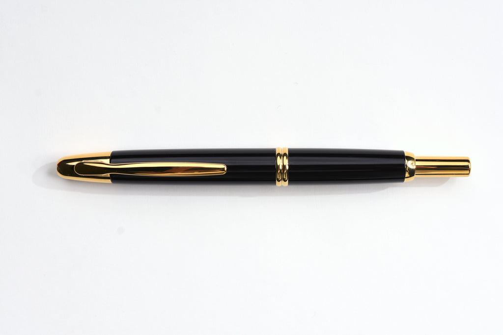 Pilot Vanishing Point Black / Gold Fountain Pen Fine
