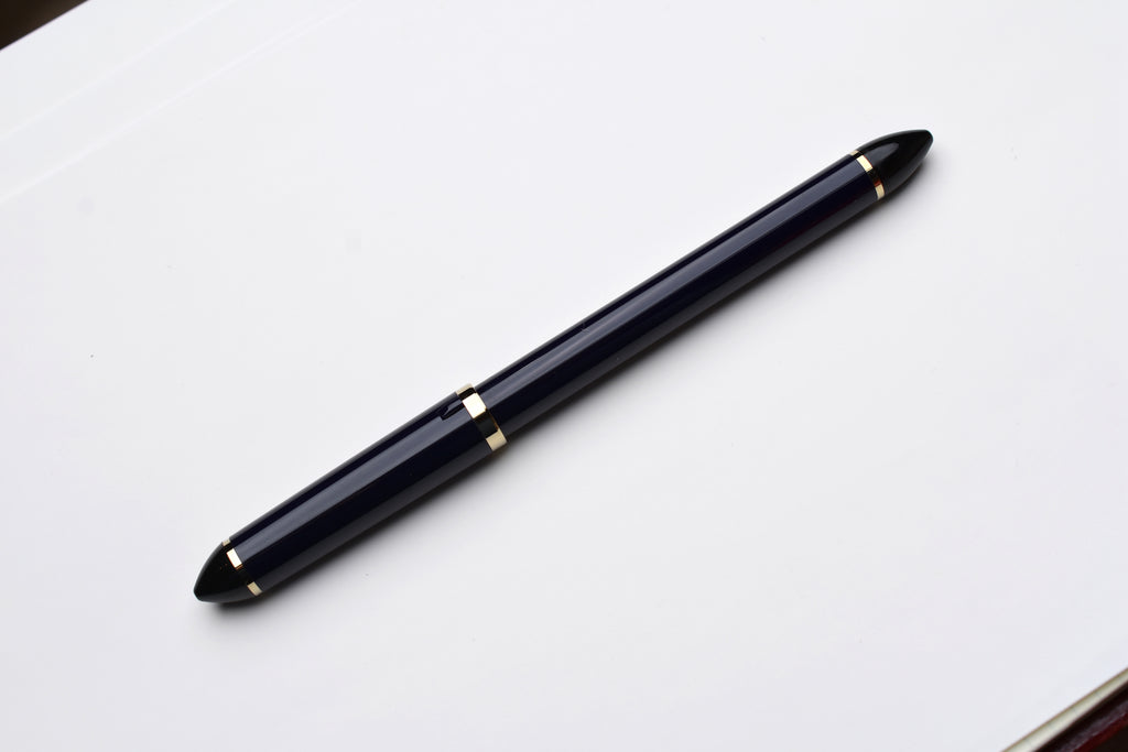Sailor Fude DE Mannen Brush Style Fountain Pen - Dark Blue – Yoseka  Stationery