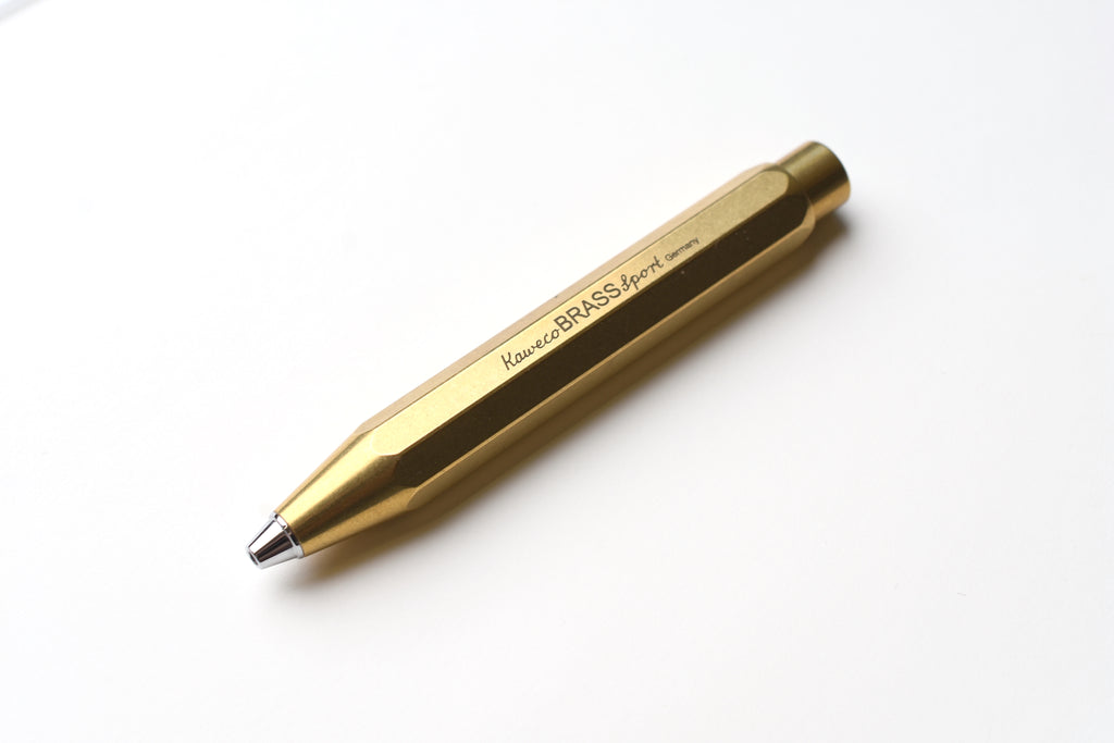 The Online Pen Company - No two #Kaweco Brass Sport pens are truly the  same. Whether you prefer a ballpoint, rollerball, fountain pen and  mechanical pencil, why not see for yourself?   #