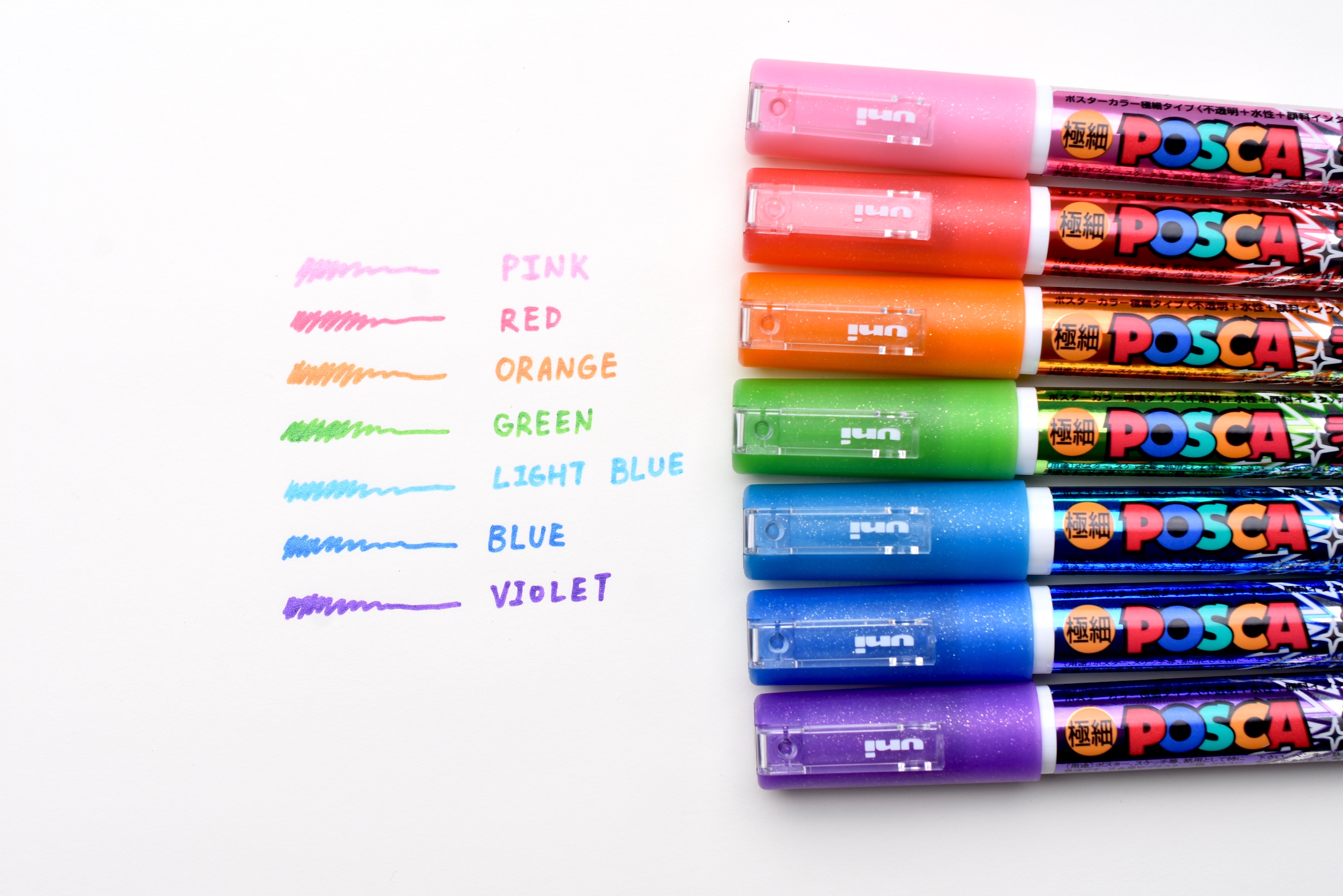 Uni Posca Glitter Paint Marker PC-1ML Extra Fine – Yoseka Stationery