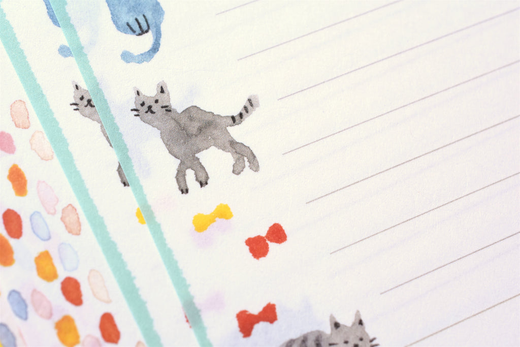 Furukawashiko Letter Set - Cat With Gift – Sumthings of Mine