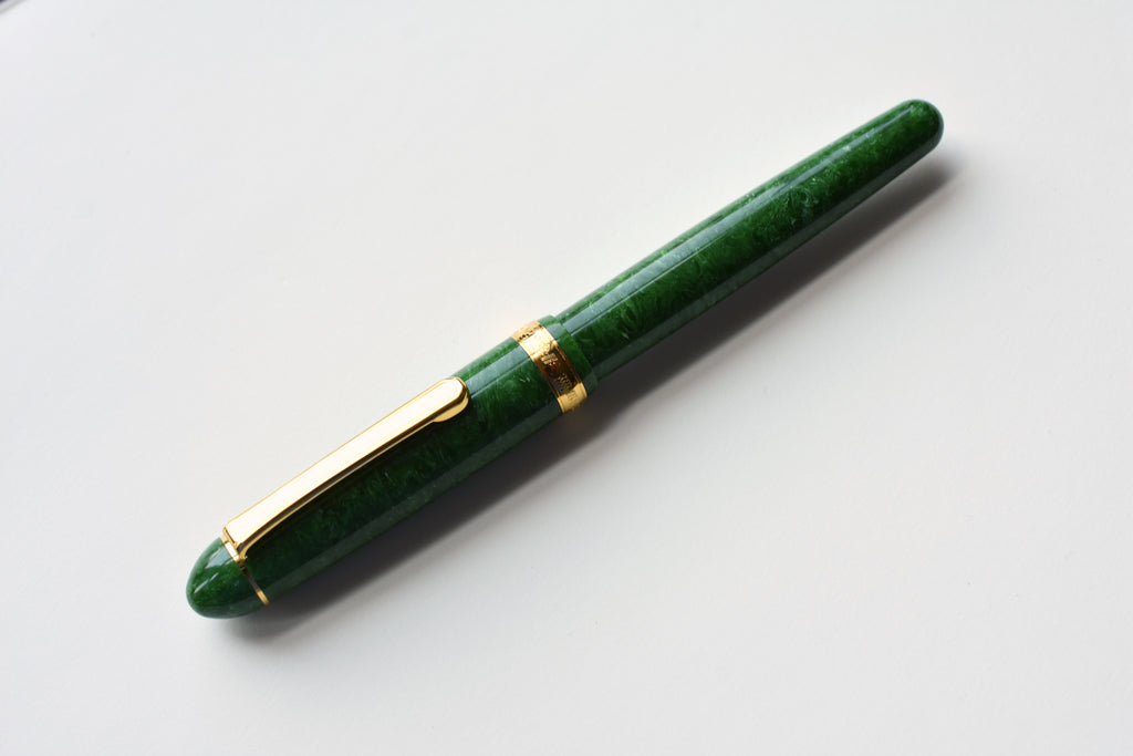 Platinum Century 3776 - Celluloid - Jade Green